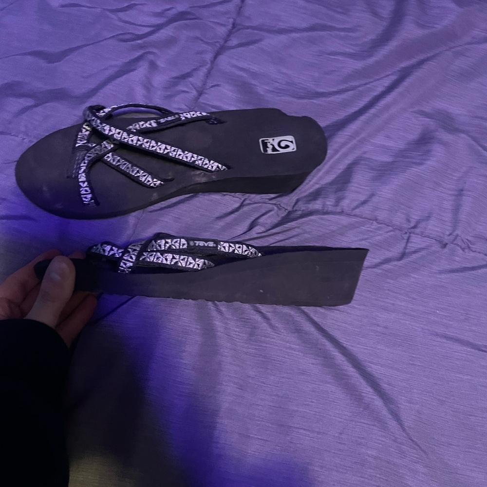 Stylish Black Women's Platform Sandals